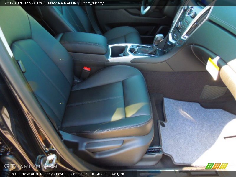 Black Ice Metallic / Ebony/Ebony 2012 Cadillac SRX FWD
