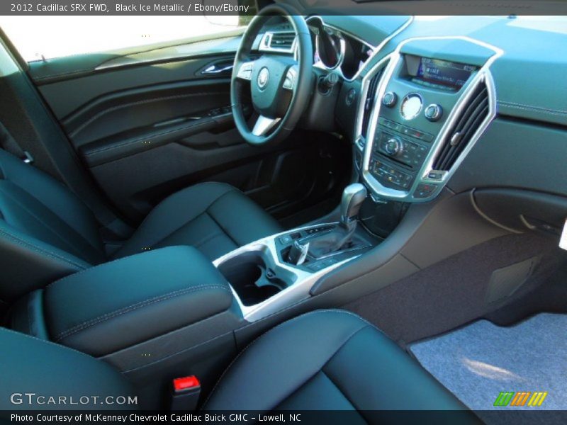 Black Ice Metallic / Ebony/Ebony 2012 Cadillac SRX FWD