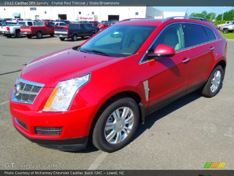 Crystal Red Tintcoat / Shale/Brownstone 2012 Cadillac SRX Luxury
