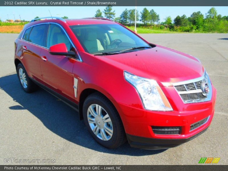 Crystal Red Tintcoat / Shale/Brownstone 2012 Cadillac SRX Luxury