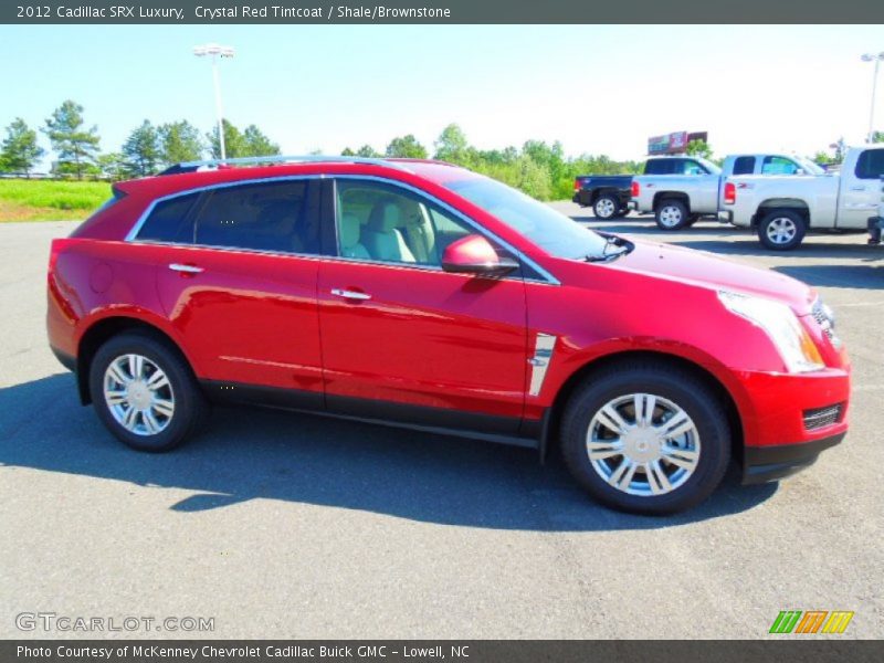 Crystal Red Tintcoat / Shale/Brownstone 2012 Cadillac SRX Luxury