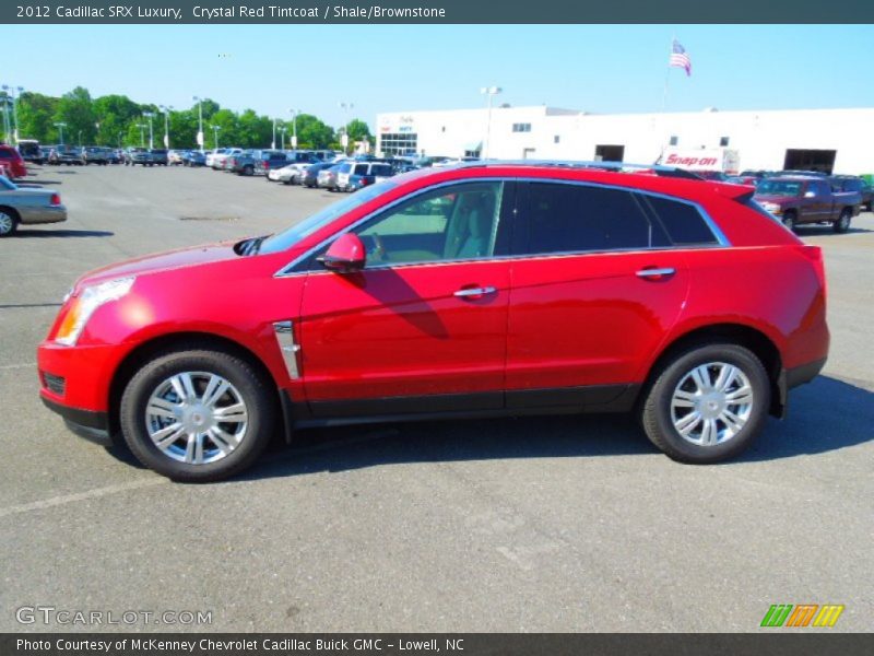 Crystal Red Tintcoat / Shale/Brownstone 2012 Cadillac SRX Luxury
