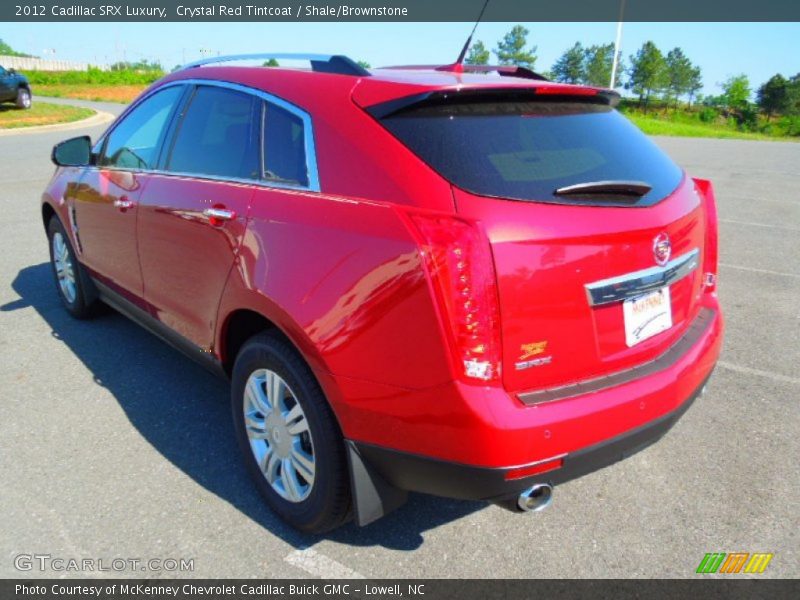 Crystal Red Tintcoat / Shale/Brownstone 2012 Cadillac SRX Luxury