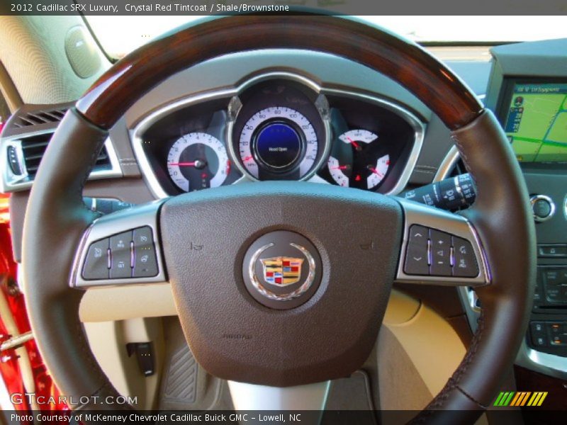 Crystal Red Tintcoat / Shale/Brownstone 2012 Cadillac SRX Luxury