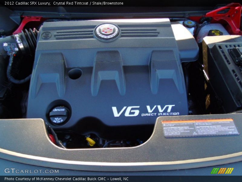 Crystal Red Tintcoat / Shale/Brownstone 2012 Cadillac SRX Luxury