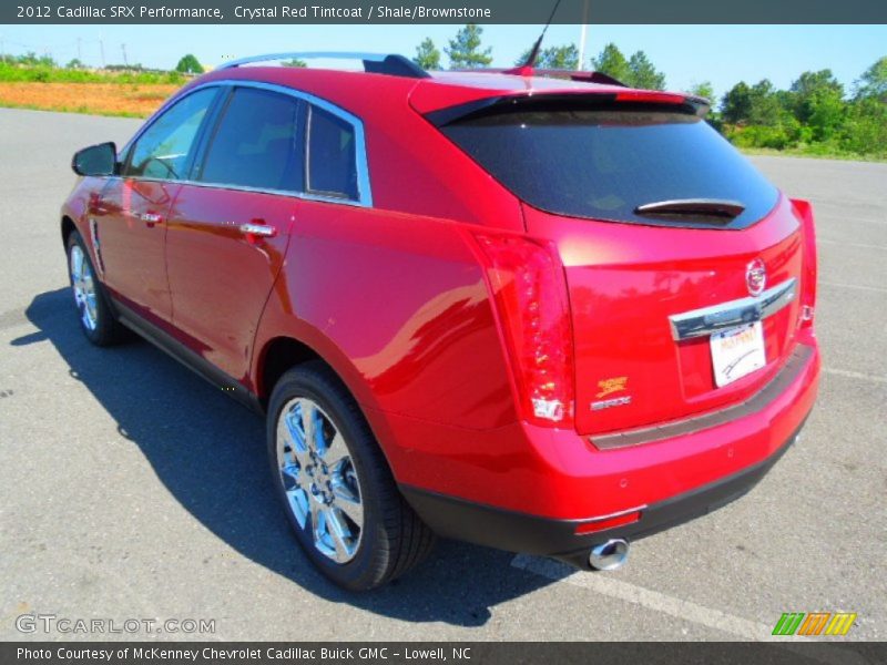 Crystal Red Tintcoat / Shale/Brownstone 2012 Cadillac SRX Performance