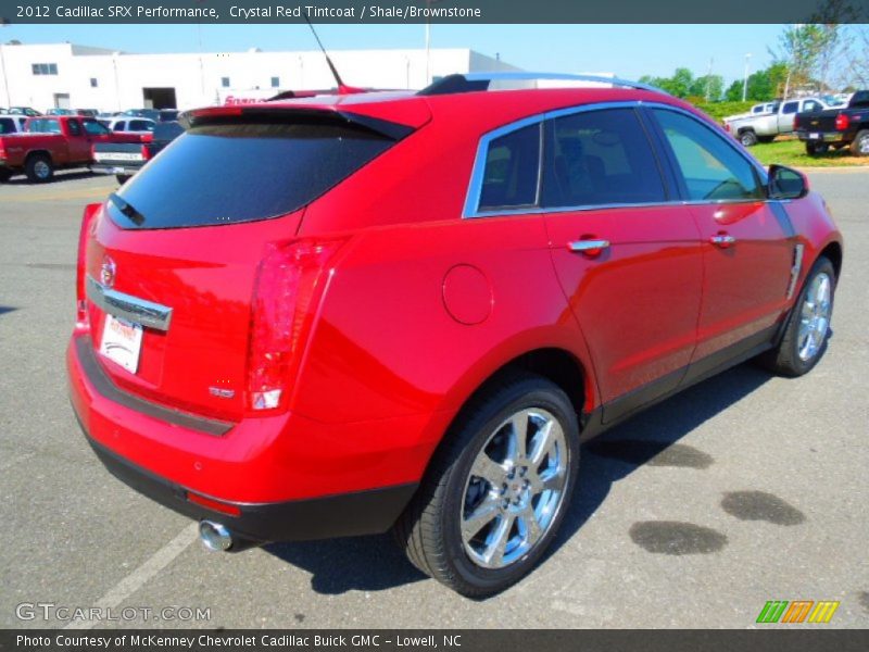 Crystal Red Tintcoat / Shale/Brownstone 2012 Cadillac SRX Performance
