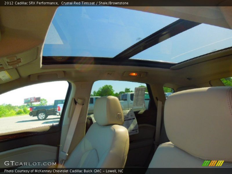 Sunroof of 2012 SRX Performance