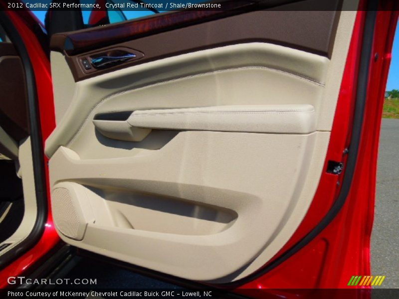 Crystal Red Tintcoat / Shale/Brownstone 2012 Cadillac SRX Performance