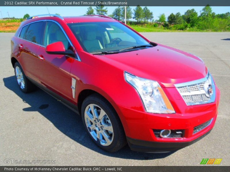 Crystal Red Tintcoat / Shale/Brownstone 2012 Cadillac SRX Performance