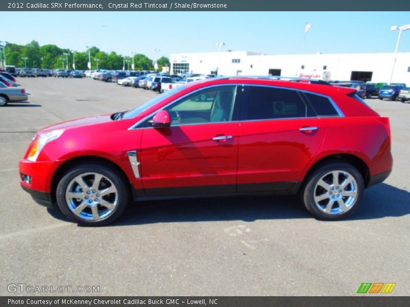 Crystal Red Tintcoat / Shale/Brownstone 2012 Cadillac SRX Performance