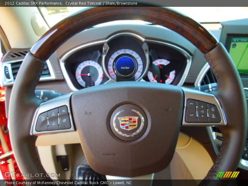 Crystal Red Tintcoat / Shale/Brownstone 2012 Cadillac SRX Performance