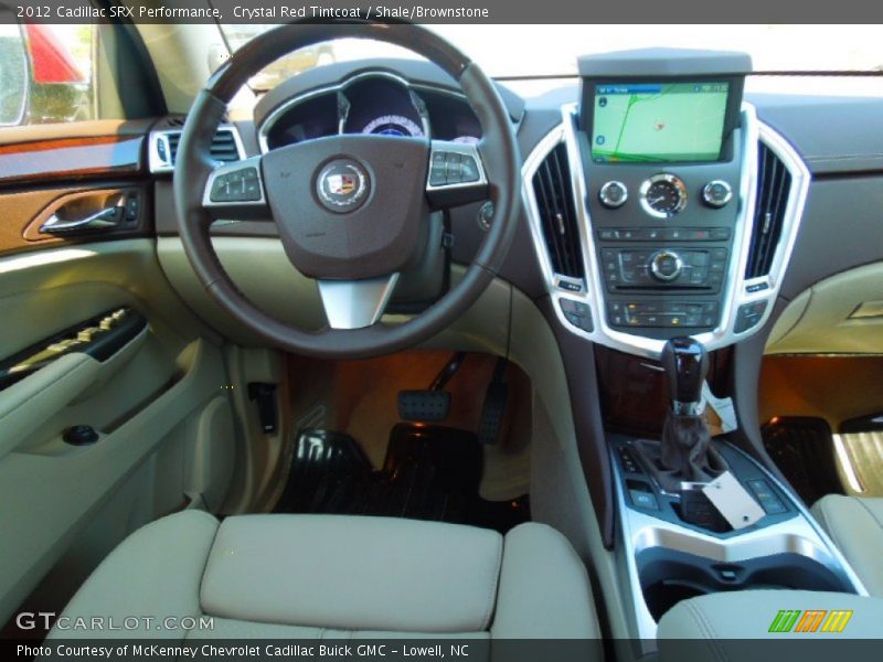 Crystal Red Tintcoat / Shale/Brownstone 2012 Cadillac SRX Performance