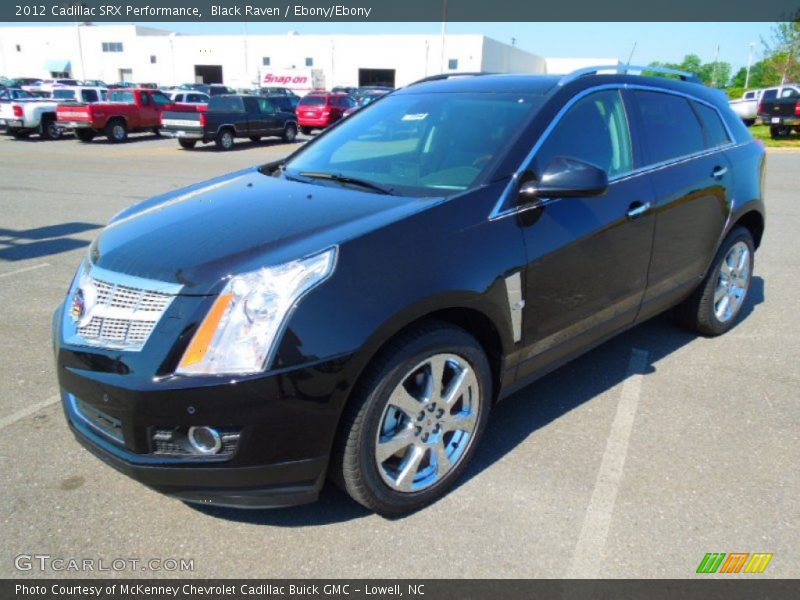 Black Raven / Ebony/Ebony 2012 Cadillac SRX Performance