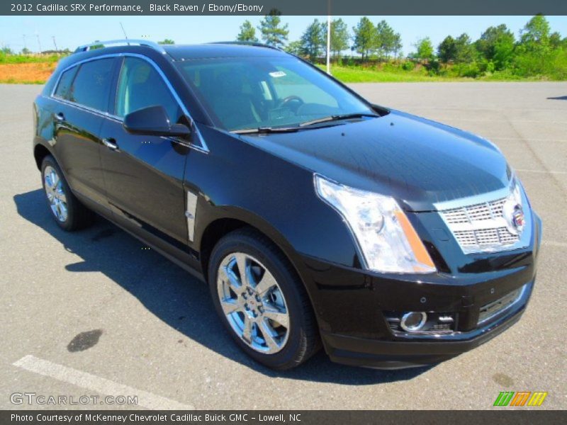 Black Raven / Ebony/Ebony 2012 Cadillac SRX Performance
