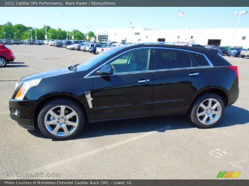 Black Raven / Ebony/Ebony 2012 Cadillac SRX Performance