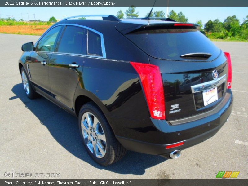 Black Raven / Ebony/Ebony 2012 Cadillac SRX Performance