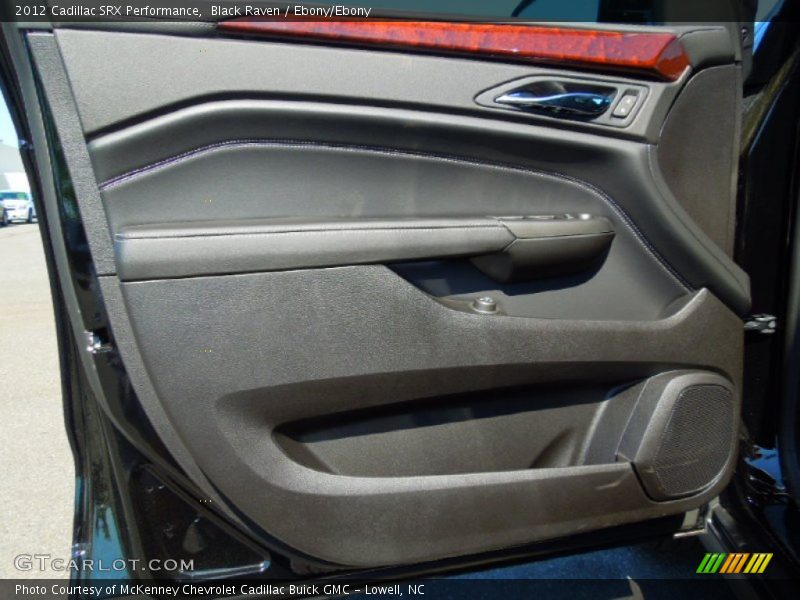 Black Raven / Ebony/Ebony 2012 Cadillac SRX Performance