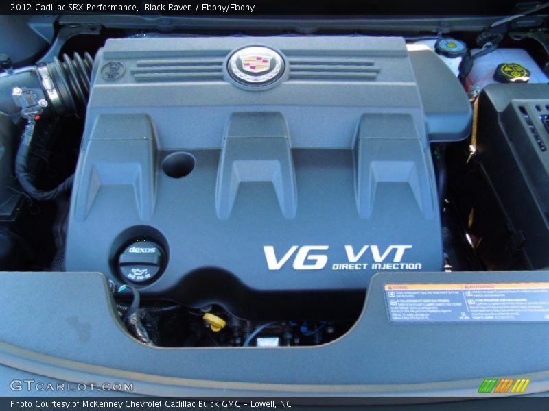 Black Raven / Ebony/Ebony 2012 Cadillac SRX Performance