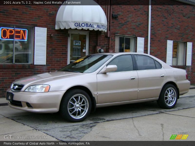 Naples Gold Metallic / Parchment 2001 Acura TL 3.2