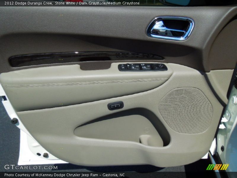Stone White / Dark Graystone/Medium Graystone 2012 Dodge Durango Crew