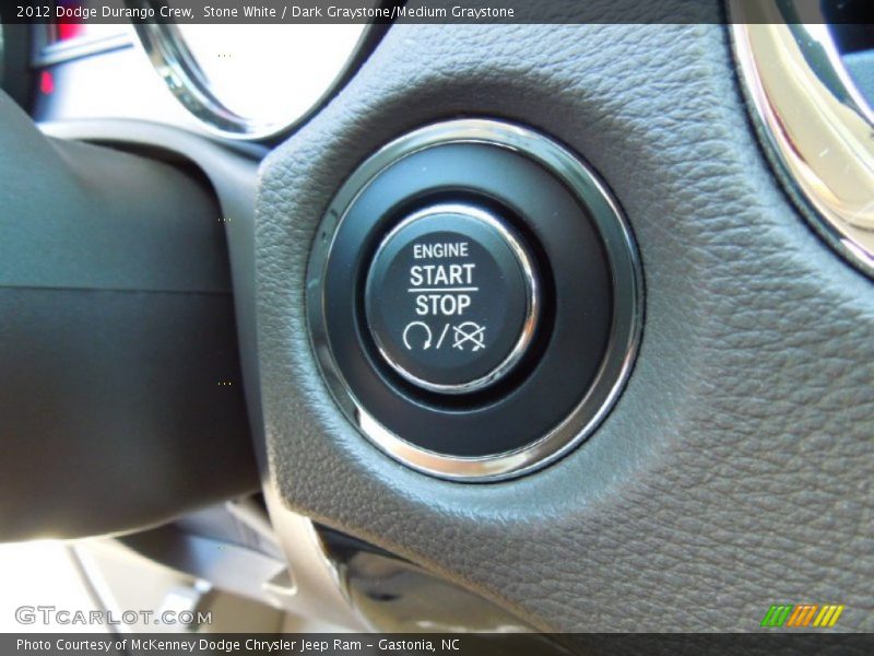 Stone White / Dark Graystone/Medium Graystone 2012 Dodge Durango Crew