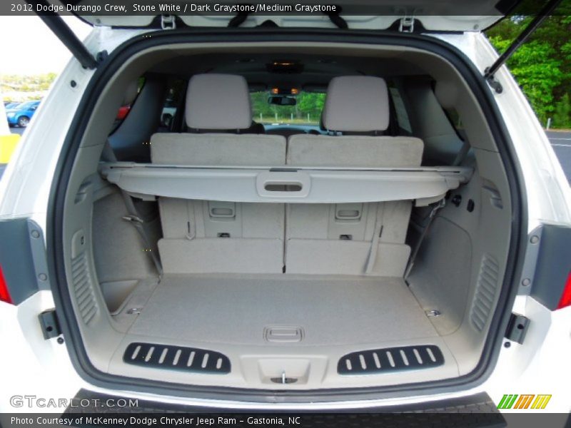 Stone White / Dark Graystone/Medium Graystone 2012 Dodge Durango Crew