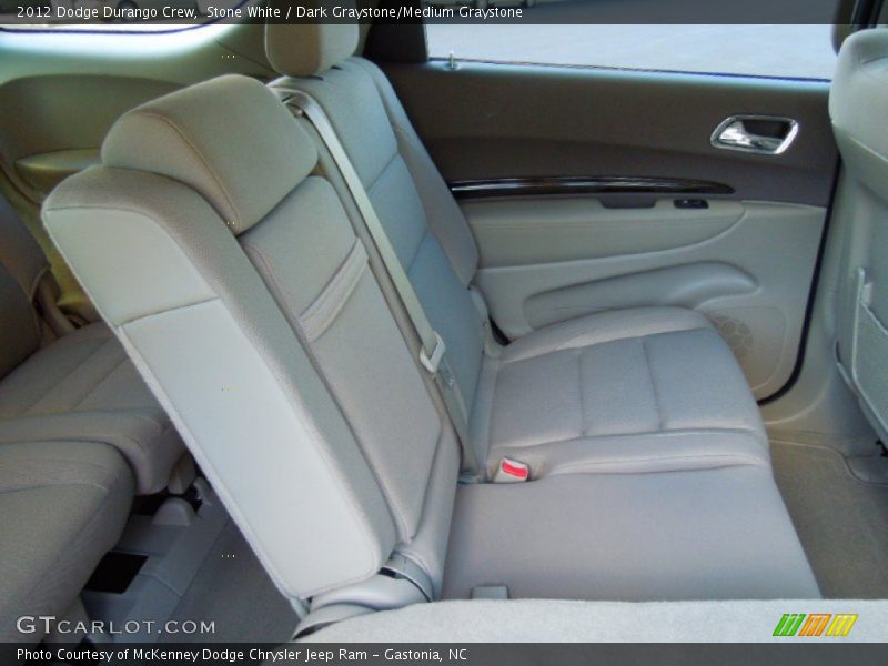 Stone White / Dark Graystone/Medium Graystone 2012 Dodge Durango Crew