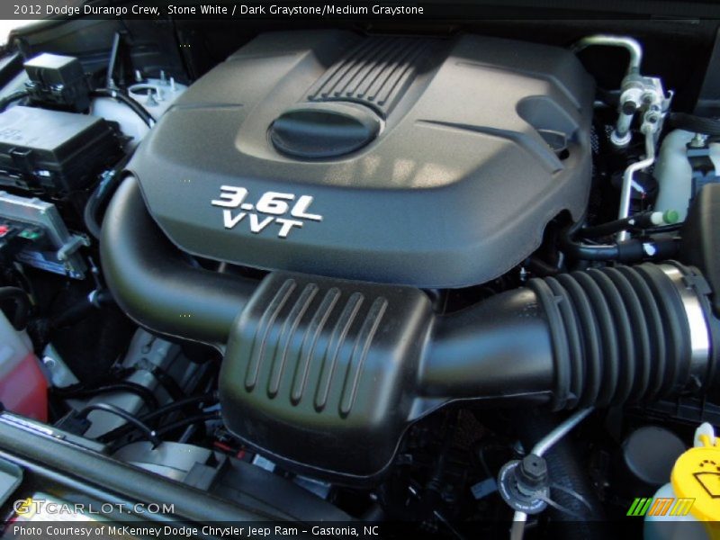 Stone White / Dark Graystone/Medium Graystone 2012 Dodge Durango Crew