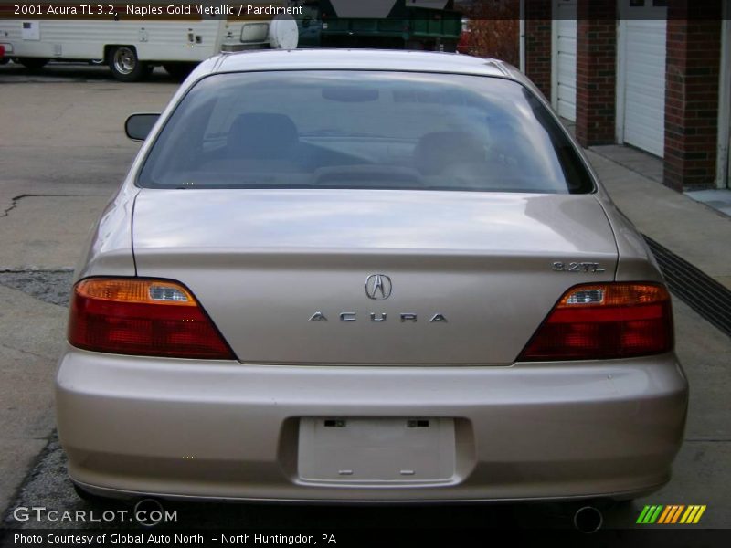 Naples Gold Metallic / Parchment 2001 Acura TL 3.2