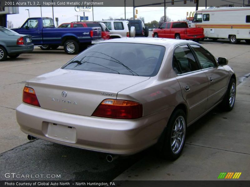 Naples Gold Metallic / Parchment 2001 Acura TL 3.2