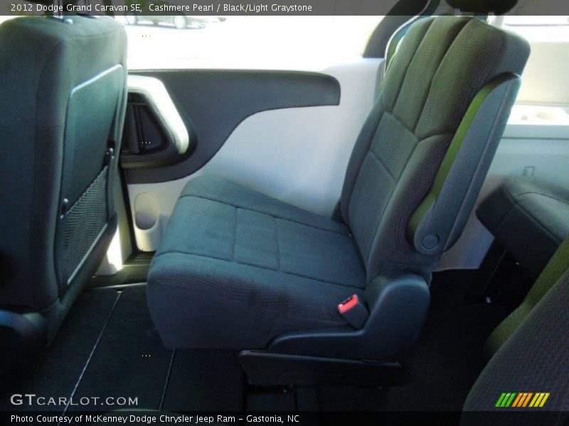 Cashmere Pearl / Black/Light Graystone 2012 Dodge Grand Caravan SE