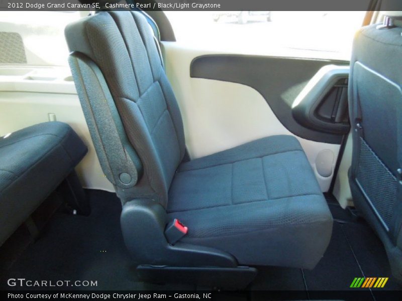 Cashmere Pearl / Black/Light Graystone 2012 Dodge Grand Caravan SE