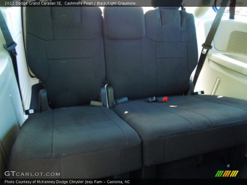 Cashmere Pearl / Black/Light Graystone 2012 Dodge Grand Caravan SE