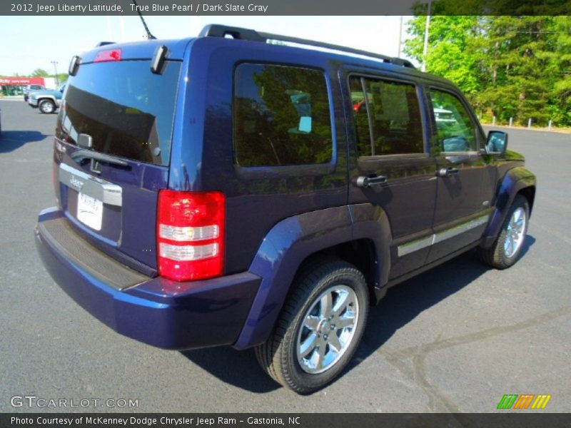 True Blue Pearl / Dark Slate Gray 2012 Jeep Liberty Latitude