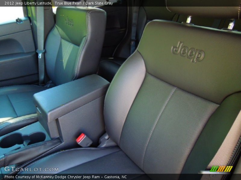 True Blue Pearl / Dark Slate Gray 2012 Jeep Liberty Latitude