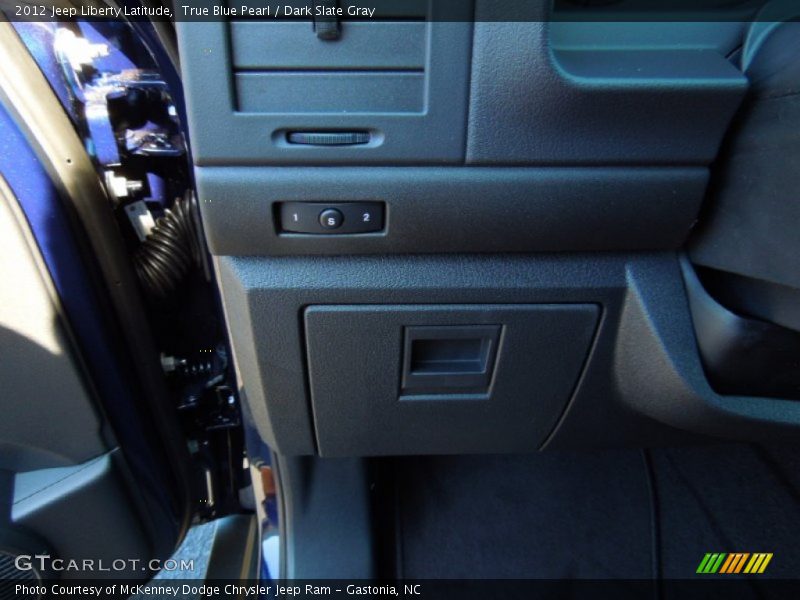 True Blue Pearl / Dark Slate Gray 2012 Jeep Liberty Latitude