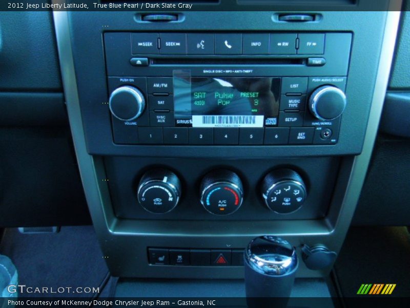Controls of 2012 Liberty Latitude