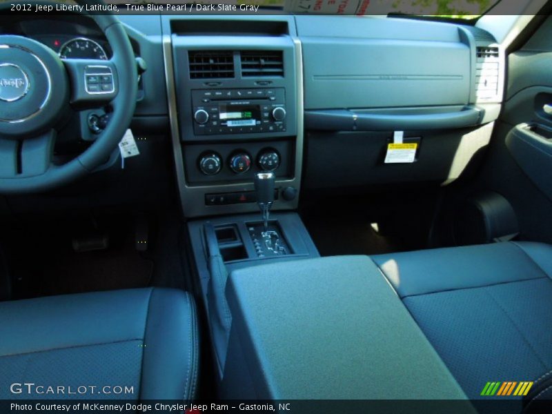 True Blue Pearl / Dark Slate Gray 2012 Jeep Liberty Latitude