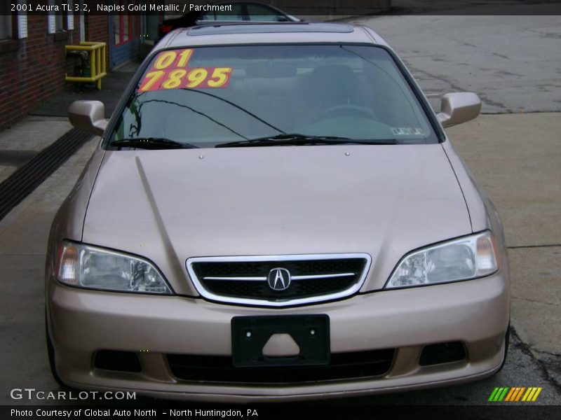 Naples Gold Metallic / Parchment 2001 Acura TL 3.2