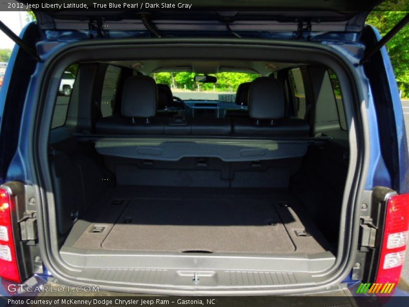 True Blue Pearl / Dark Slate Gray 2012 Jeep Liberty Latitude