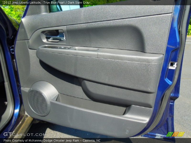 True Blue Pearl / Dark Slate Gray 2012 Jeep Liberty Latitude