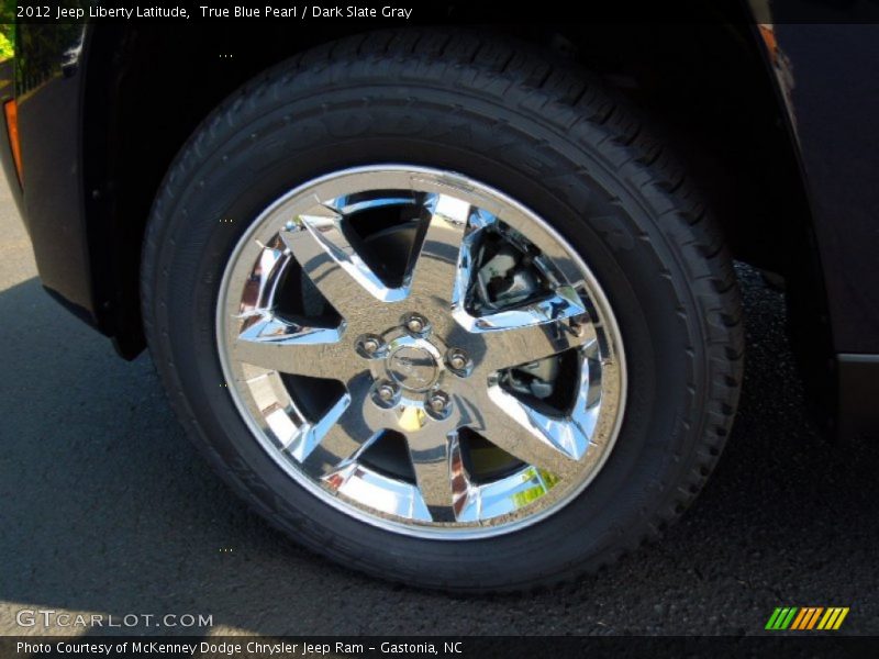 True Blue Pearl / Dark Slate Gray 2012 Jeep Liberty Latitude
