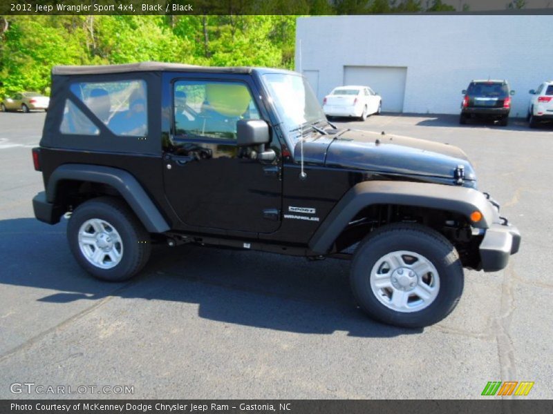 Black / Black 2012 Jeep Wrangler Sport 4x4