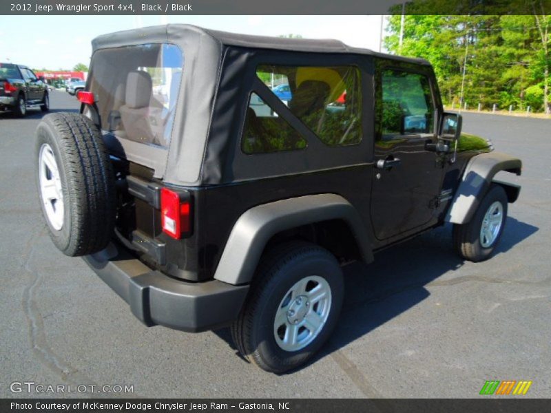 Black / Black 2012 Jeep Wrangler Sport 4x4