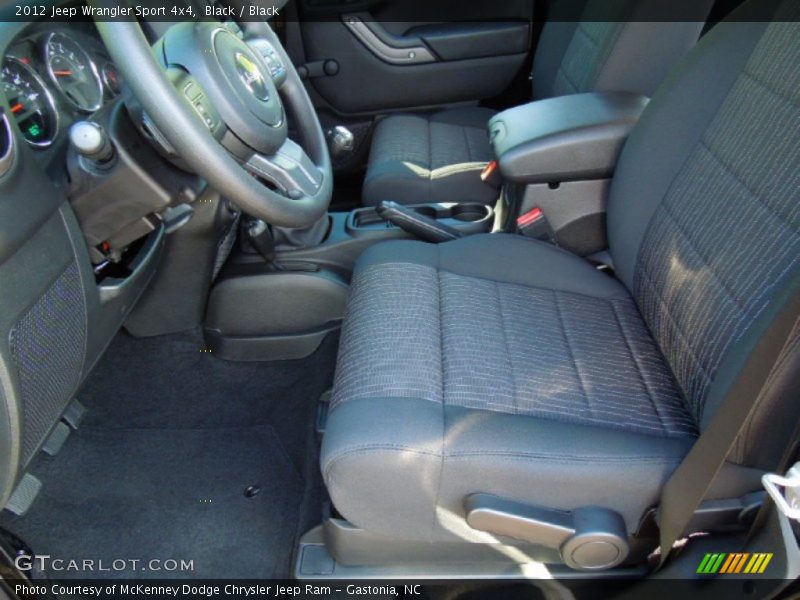 Black / Black 2012 Jeep Wrangler Sport 4x4