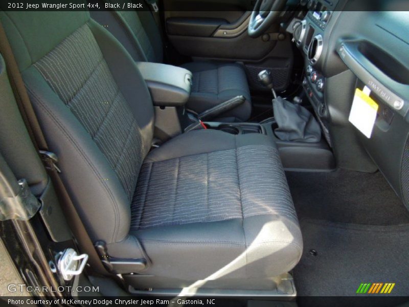 Black / Black 2012 Jeep Wrangler Sport 4x4