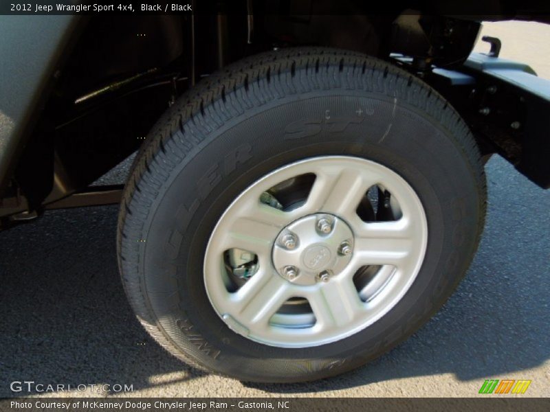 Black / Black 2012 Jeep Wrangler Sport 4x4