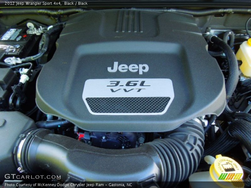 Black / Black 2012 Jeep Wrangler Sport 4x4