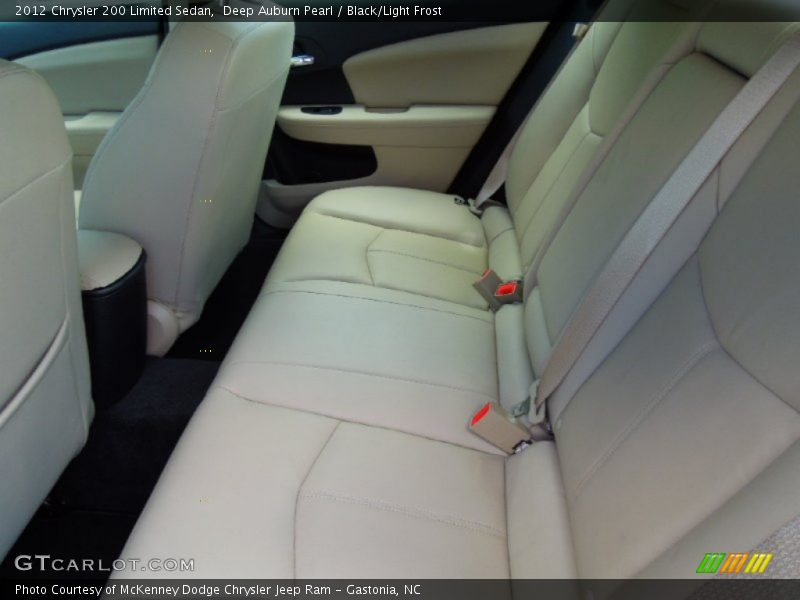 Deep Auburn Pearl / Black/Light Frost 2012 Chrysler 200 Limited Sedan